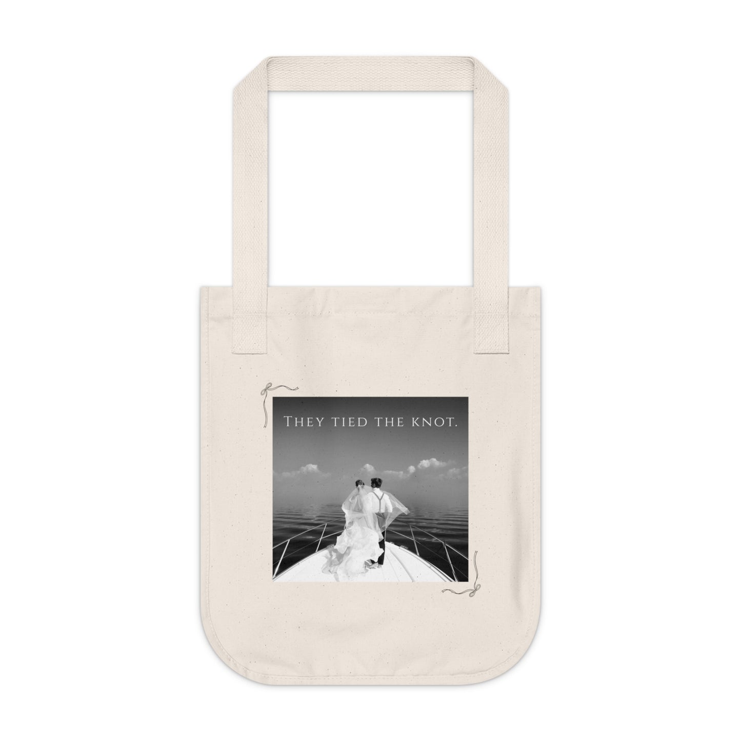 Eco Conscious Tying the Knot Tote Bag