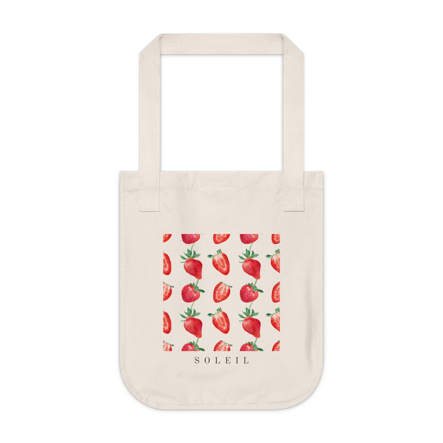 Eco Conscious Strawberry Tote Bag