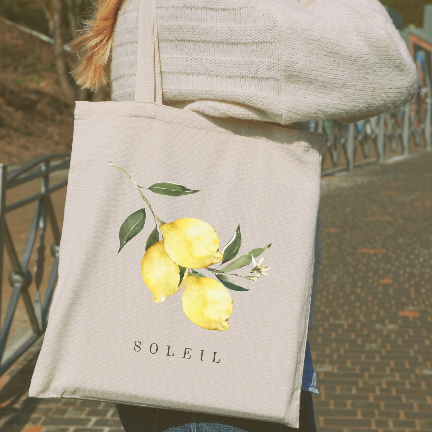 Lemon Tote Bag