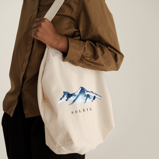 Eco Conscious Mountain Tote Bag