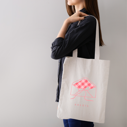 Pink Envelope Tote Bag